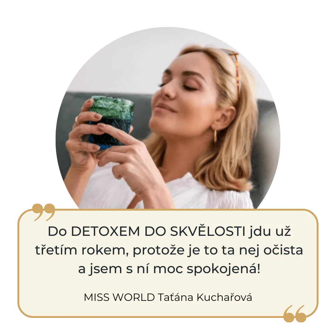 Nejlepší Jarní očita organismu je DETOXEM DO SKVĚLOSTI, jdu do této výzvy už třetím rokem, protože je to ta nej očista a jsem s ní moc spokojená!